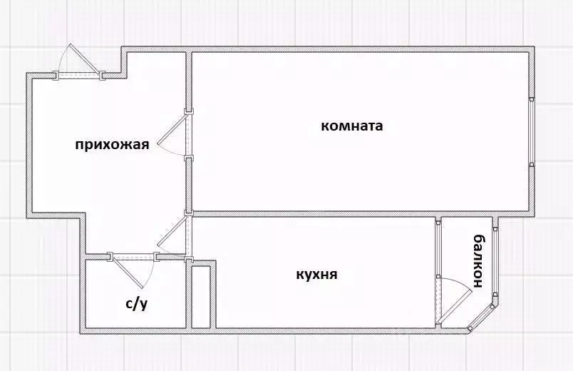 1-к кв. Приморский край, Владивосток ул. Нейбута, 6 (36.8 м) - Фото 1