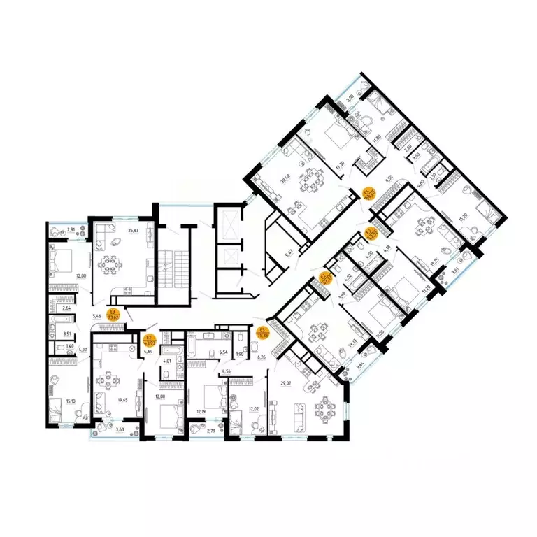 3-к кв. Рязанская область, Рязань ул. Земнухова, 3 (99.4 м) - Фото 1