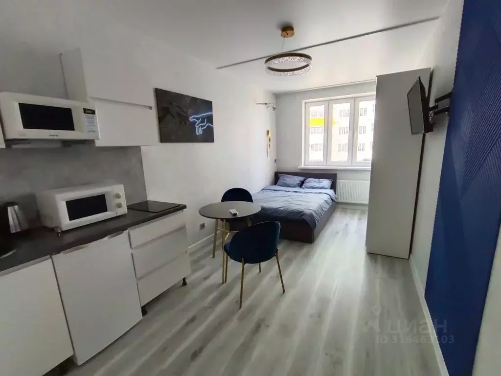 Студия Самарская область, Самара проезд 4-й, 67 (22.0 м) - Фото 1