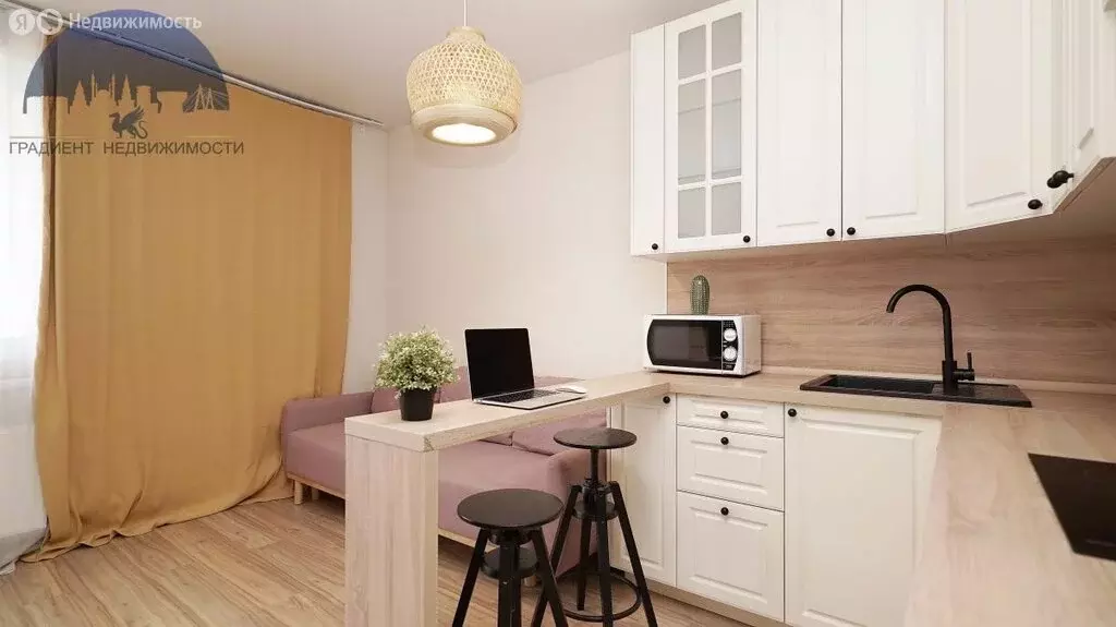 Квартира-студия: Казань, улица Сабира Ахтямова, 1к2 (30.7 м) - Фото 1