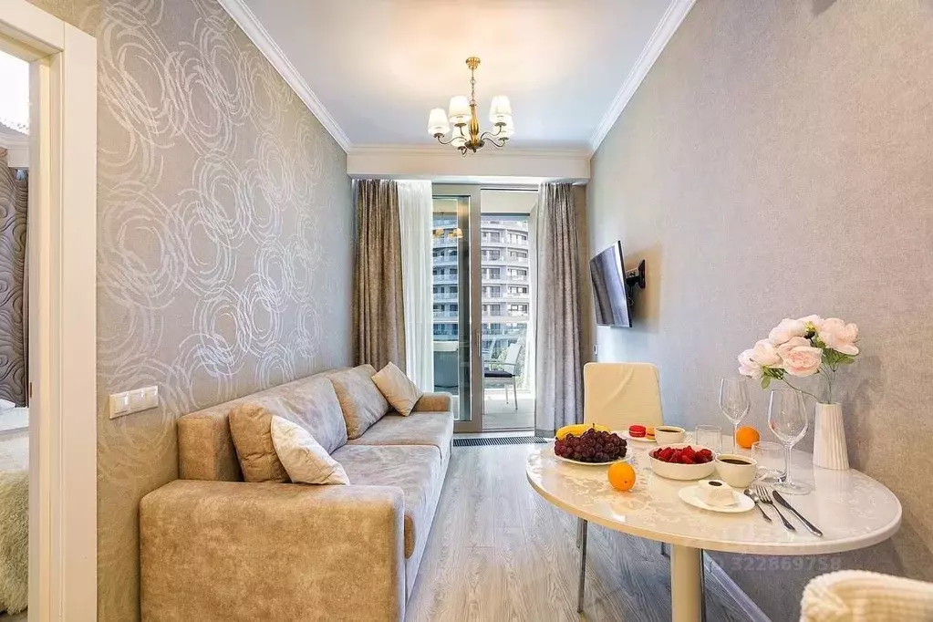 2-к кв. Крым, Ялта Приморский парк имени Гагарина кв-л, 9 (48.0 м) - Фото 1