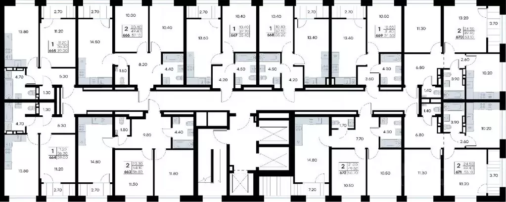 1-к кв. Приморский край, Владивосток ул. Нейбута, 135 (39.0 м) - Фото 2