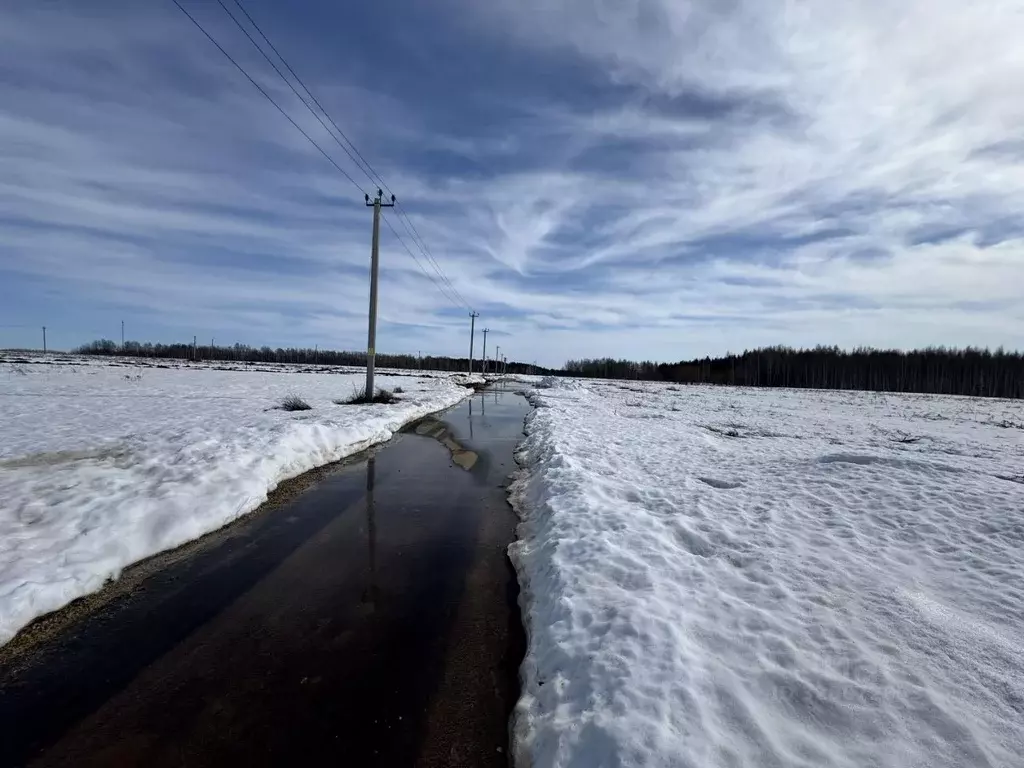 Участок в Татарстан, Лаишевский район, с. Среднее Девятово, ... - Фото 1