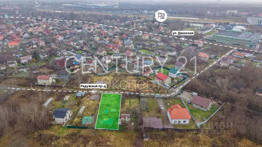 Участок в Калининградская область, Калининград Медик СНТ, проезд 10-й, ... - Фото 1