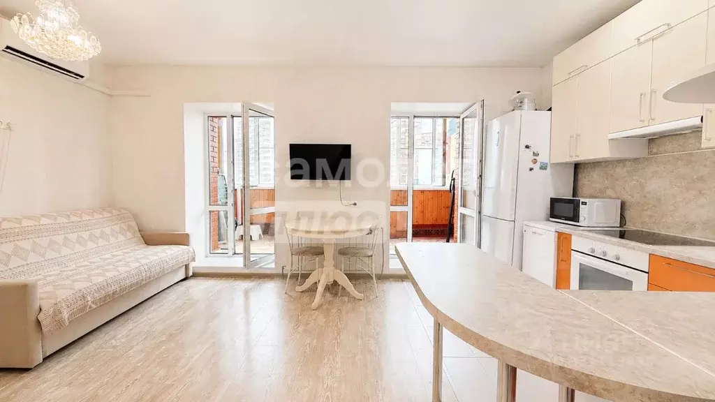 Студия Омская область, Омск ул. Перелета, 33 (30.0 м) - Фото 2