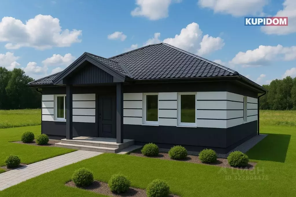 Дом в Калужская область, Совхоз Боровский с/пос, д. Уваровское  (120 ... - Фото 1