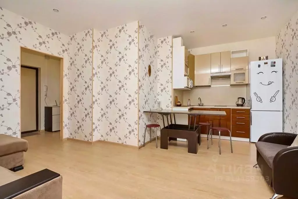 1-к кв. Карелия, Петрозаводск Лососинское ш., 38А (34.0 м) - Фото 0
