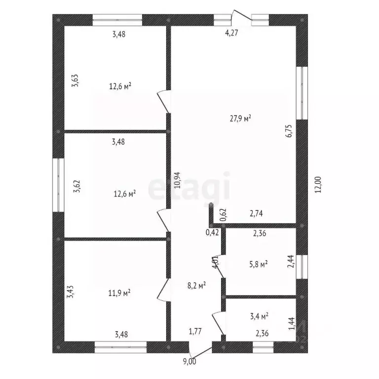 Дом в Башкортостан, Уфа городской округ, д. Самохваловка ул. Виражная ... - Фото 2