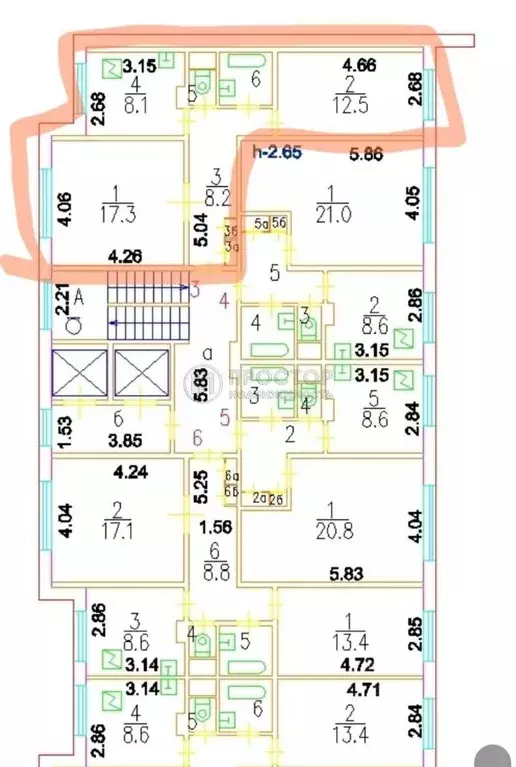 2-к кв. Москва Новопеределкинская ул., 10 (52.3 м) - Фото 2