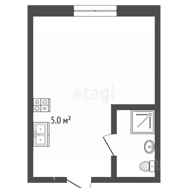 Студия Ярославская область, Ярославль Советская ул., 75 (18.6 м) - Фото 2