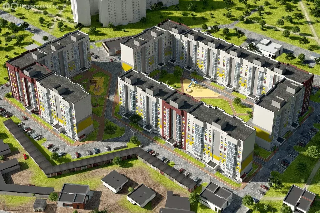 2-комнатная квартира: посёлок Строитель, Придорожная улица, 3Г (63.1 ... - Фото 1