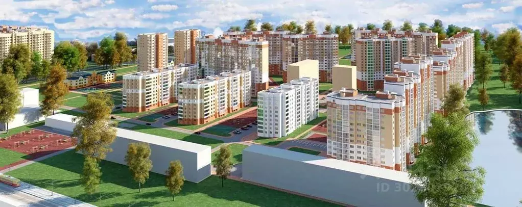 2-к кв. Кемеровская область, Кемерово 55-й мкр, 9 (55.8 м) - Фото 1