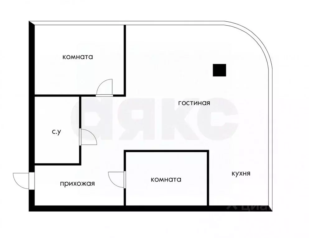 3-к кв. Краснодарский край, Сочи Светлана мкр, ул. Дмитриевой, 5 (59.3 ... - Фото 1