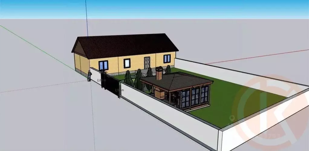 Дом в Крым, Сакский район, с. Суворовское ул. Виноградная, 28 (131 м) - Фото 2