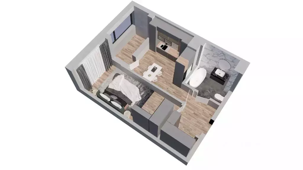 1-к кв. Ростовская область, Батайск ул. Булгакова, 11 (36.31 м) - Фото 2