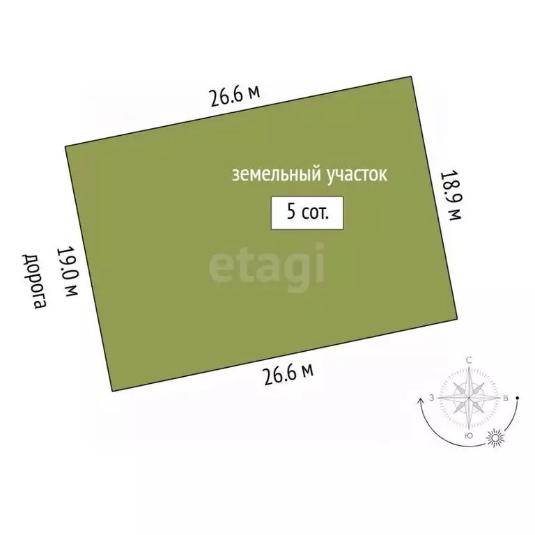 Участок в Тюменская область, Нижнетавдинский муниципальный округ, ... - Фото 2