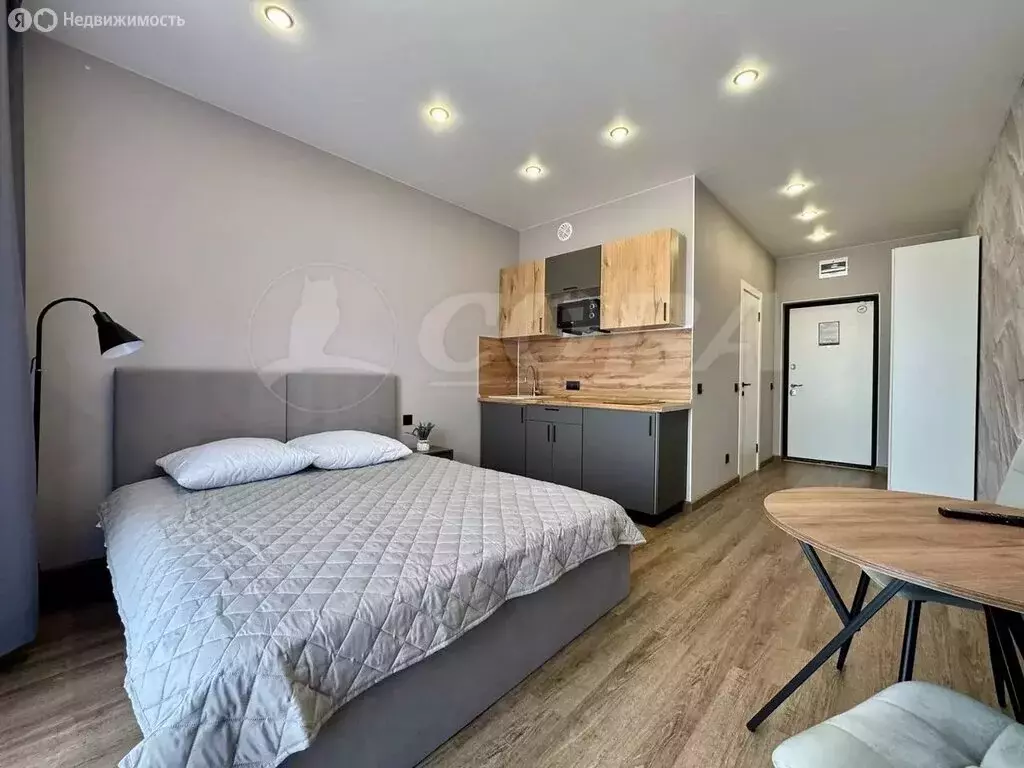 Квартира-студия: Тюмень, Краснооктябрьская улица, 16к1 (22.4 м) - Фото 2