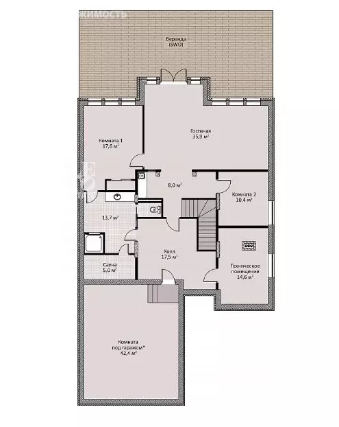 Дом в Вешки, Васильковая улица (625 м) - Фото 2