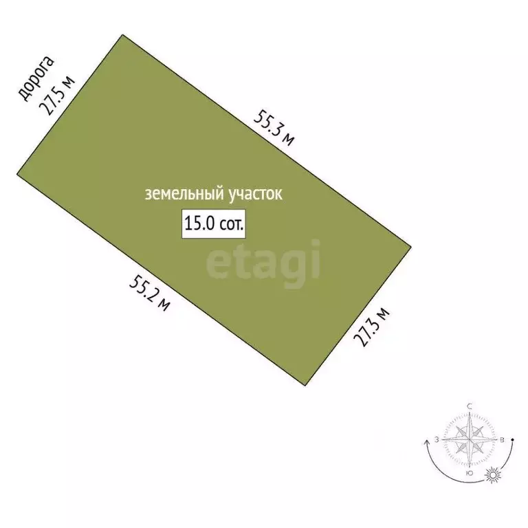 Участок в Омская область, Омский район, пос. Иртышский Солнечная ул. ... - Фото 1