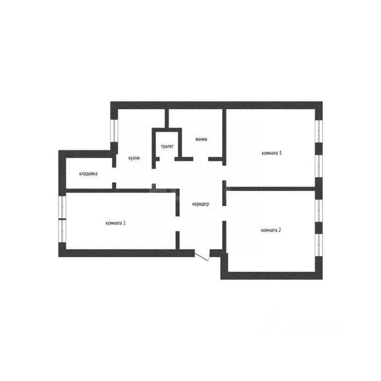 3-к кв. Псковская область, Остров ул. ДОС, 8 (82.1 м) - Фото 2