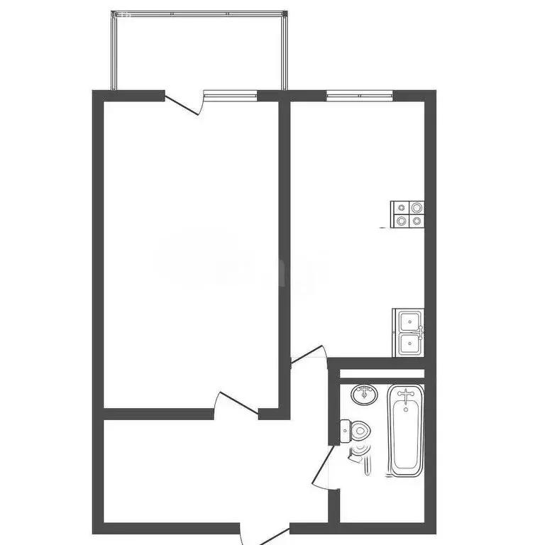 1-комнатная квартира: Иркутск, улица Баумана, 265 (40 м) - Фото 0