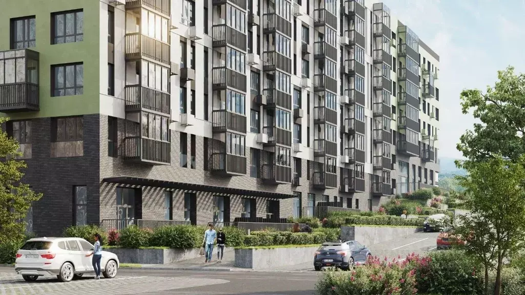 2-к кв. Красноярский край, Красноярск Юдинский жилой комплекс (44.68 ... - Фото 2