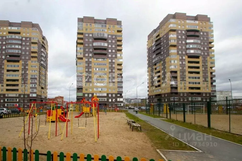1-к кв. Тюменская область, Тюмень ул. Николая Федорова, 17к2 (49.3 м) - Фото 0