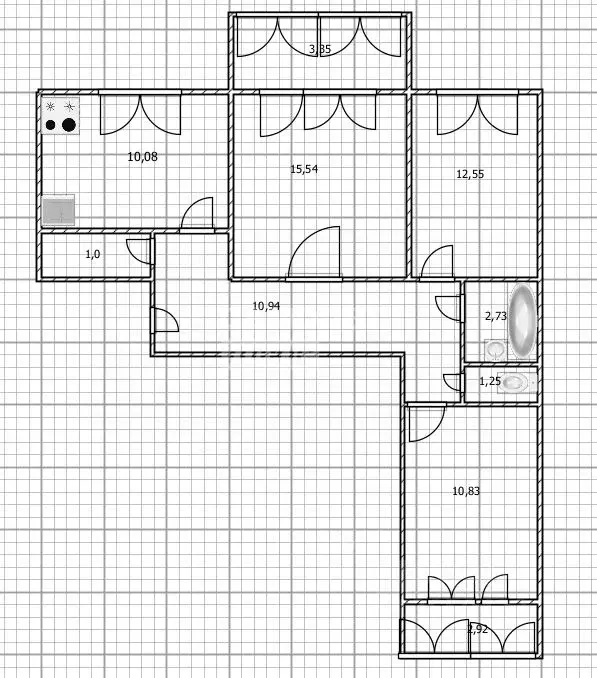 3-к кв. Ульяновская область, Сенгилеевское городское поселение, ... - Фото 2
