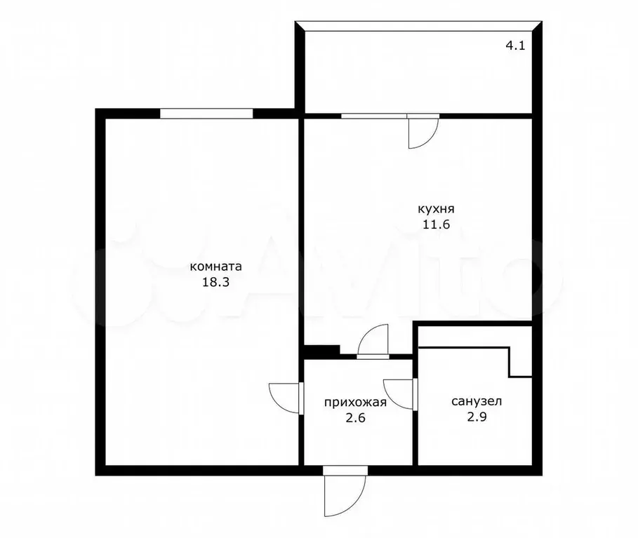 1-к. квартира, 40 м, 6/16 эт. - Фото 0