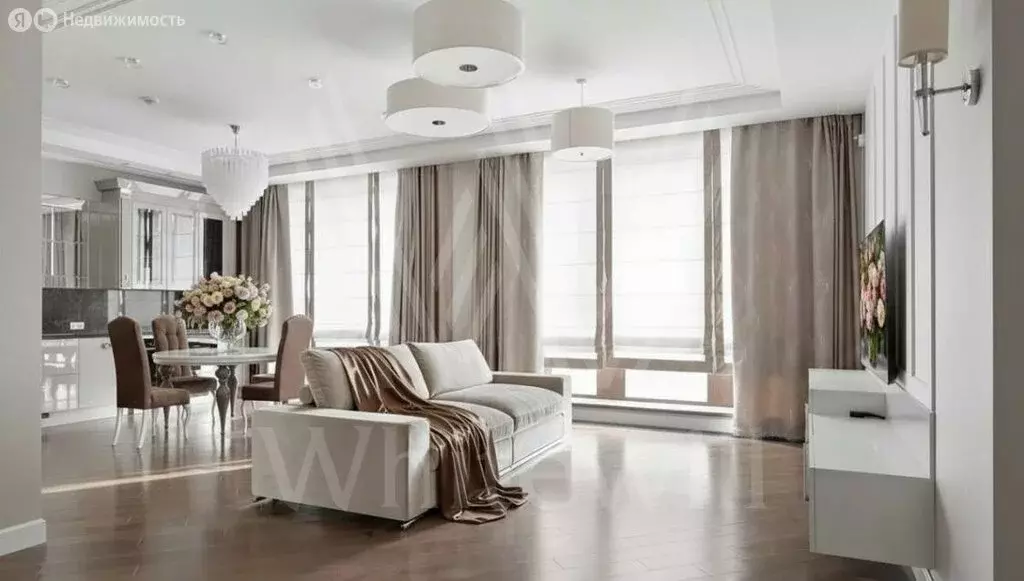 3-комнатная квартира: Москва, улица Сергея Макеева, 9 (130 м) - Фото 1