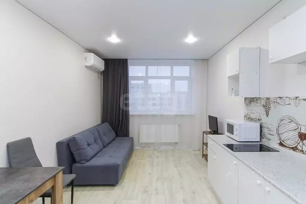 Студия Тюменская область, Тюмень ул. Первооткрывателей, 2 (26.0 м) - Фото 1