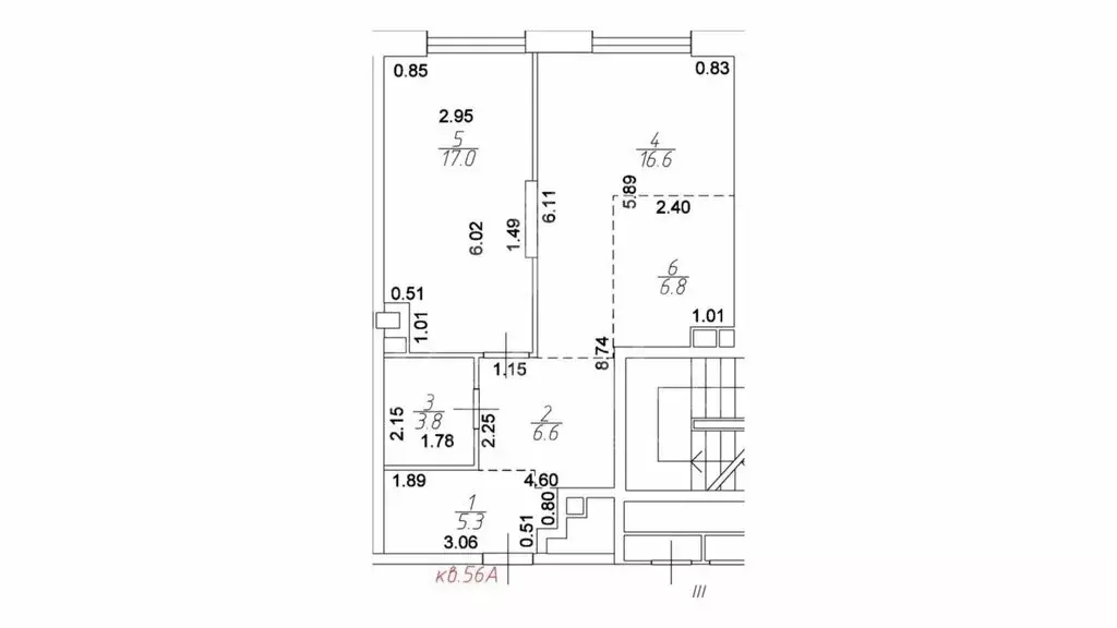 2-комнатная квартира: Москва, Причальный проезд, 10к1 (56.1 м) - Фото 1