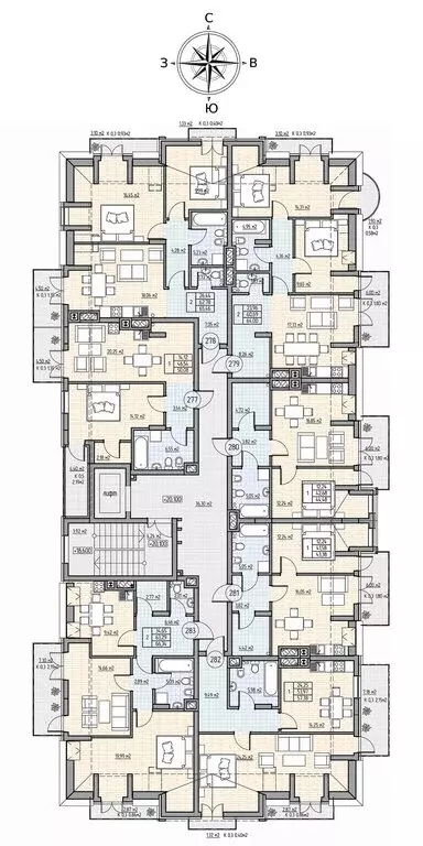 2-комнатная квартира: Калининград, проспект Калинина, 111 (76.9 м) - Фото 2