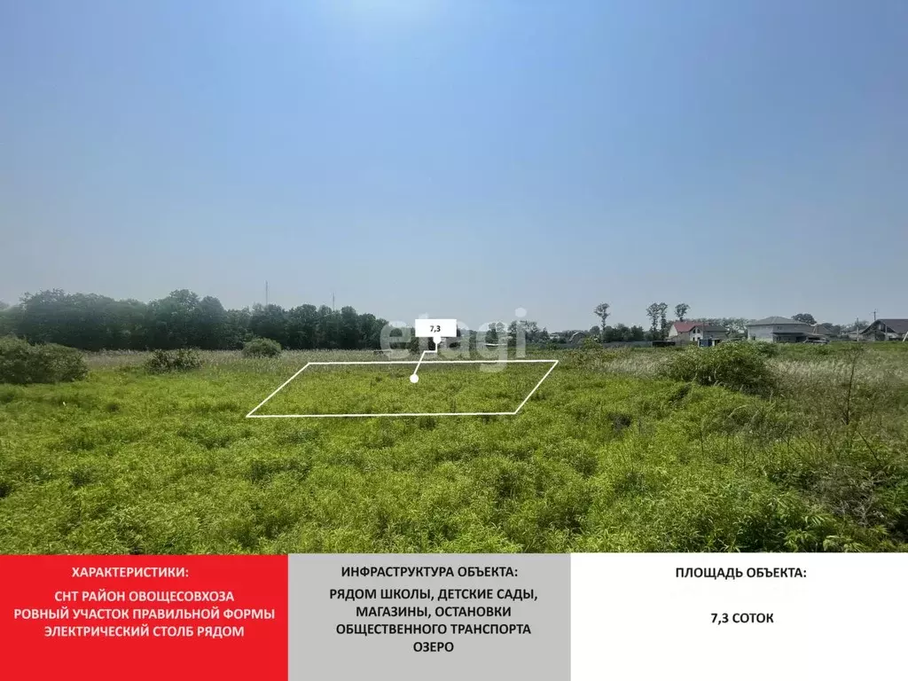 Участок в Хабаровский край, Хабаровск ул. Товарищества Хабаровское-2, ... - Фото 1