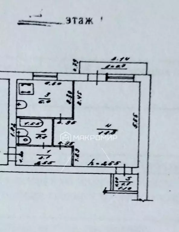 1-к кв. Брянская область, Брянск ул. Никитина, 5 (31.0 м) - Фото 1