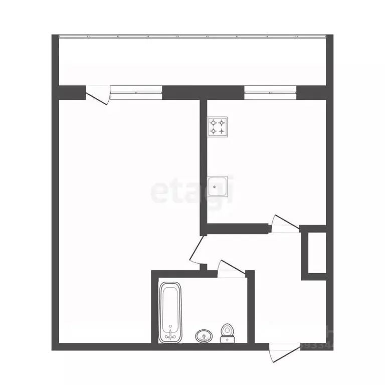 1-к кв. Тюменская область, Тюмень Метелева мкр, ул. Метелевская, 7 ... - Фото 2