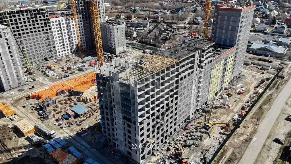 1-к. квартира, 38,2 м, 4/17 эт. - Фото 1