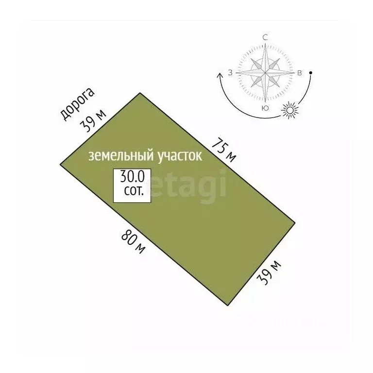 Участок в Калужская область, Думиничский район, с. Чернышено  (30.0 ... - Фото 2