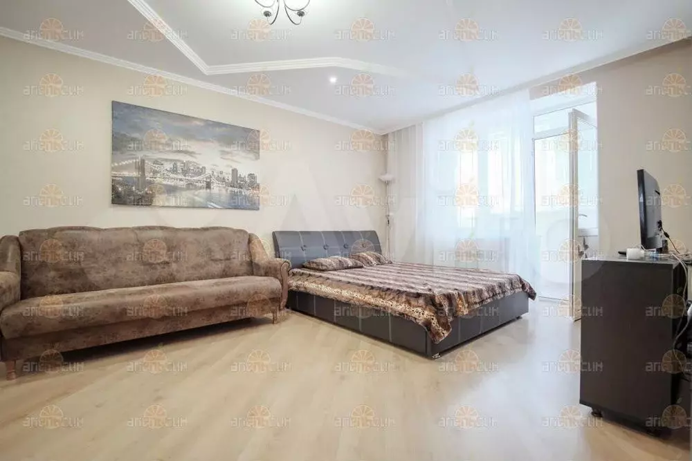 1-к. квартира, 39,4 м, 6/10 эт. - Фото 1