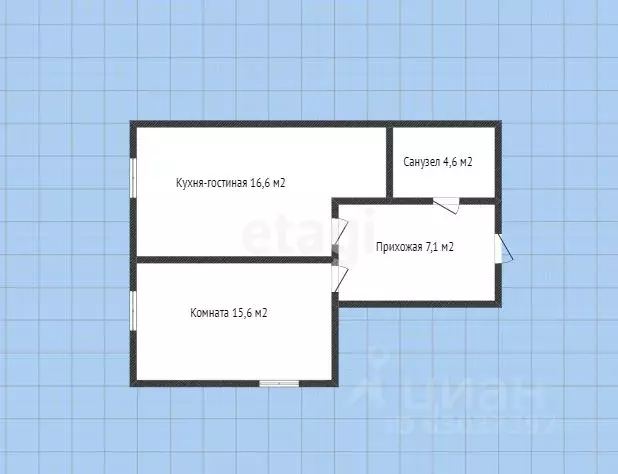 1-к кв. Краснодарский край, Горячий Ключ ул. Ярославского, 111 (43.9 ... - Фото 1