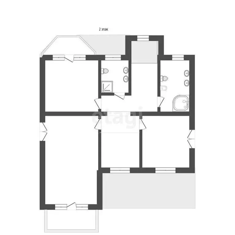 Дом в Прииртышский, Трактовая улица (197 м) - Фото 1