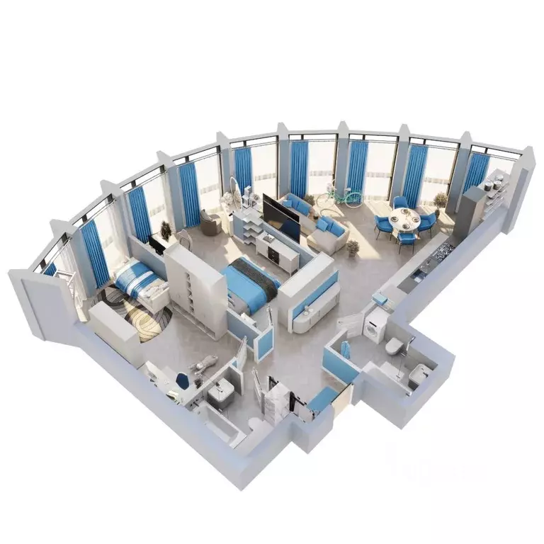 3-к кв. Иркутская область, Иркутск Октябрьский округ, Звезды жилой ... - Фото 1