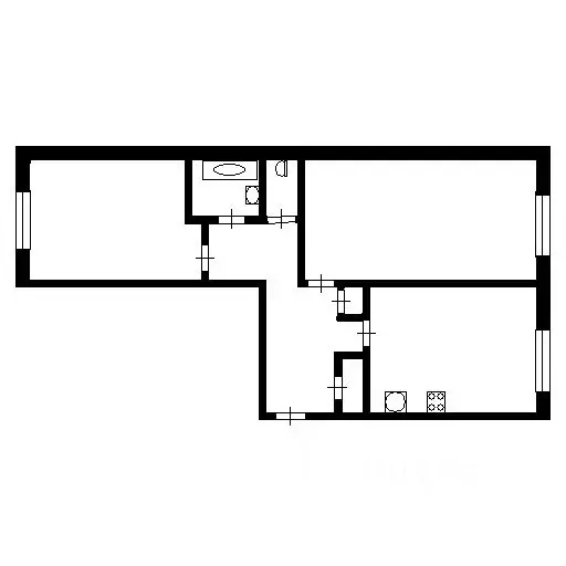 2-к кв. Тюменская область, Тюмень ул. Мельникайте, 129 (50.6 м) - Фото 1