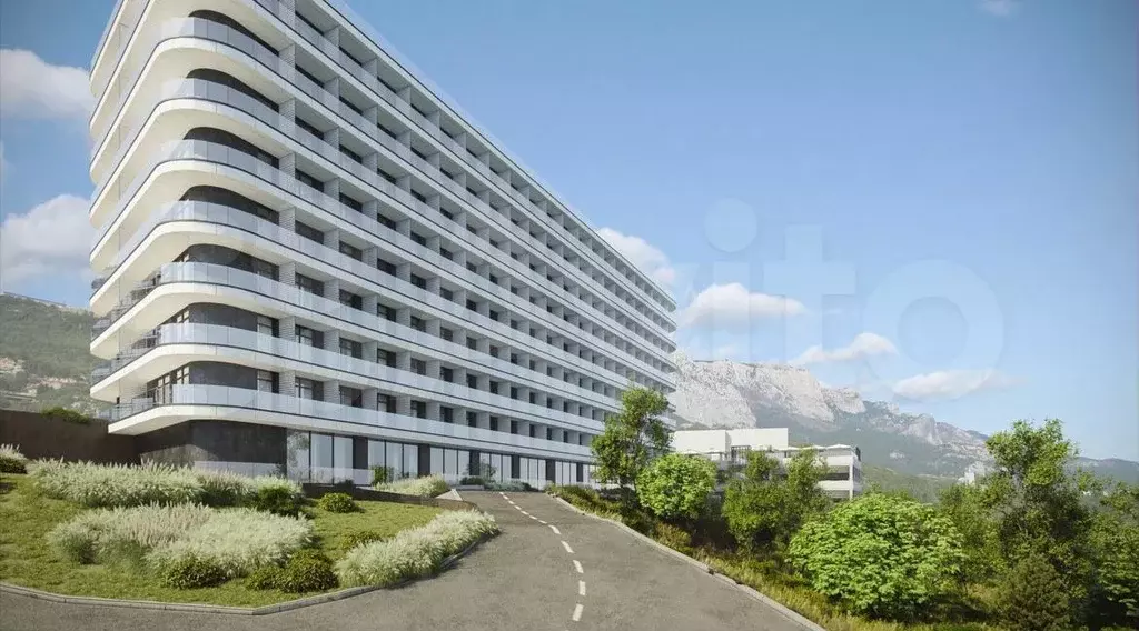 Апартаменты-студия, 35 м, 6/9 эт. - Фото 1