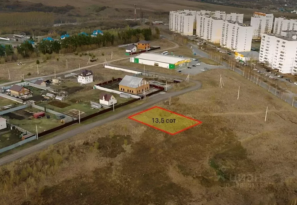 Участок в Кемеровская область, Новокузнецк проезд Талдинский (13.47 ... - Фото 1