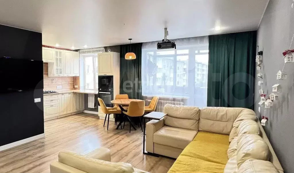 4-к. квартира, 73,1 м, 4/5 эт. - Фото 0