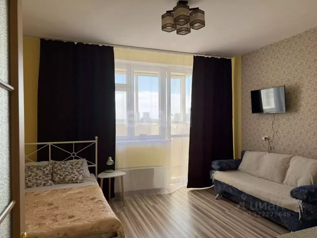 Студия Тюменская область, Тюмень ул. Газовиков, 55 (25.3 м) - Фото 1