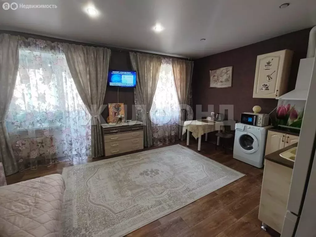 Квартира-студия: Абакан, микрорайон Нижняя Согра, улица Будённого, ... - Фото 1