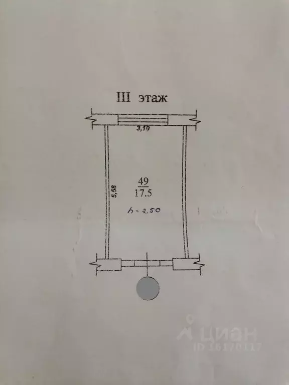 Комната Севастополь ул. Маршала Блюхера, 9А (17.5 м) - Фото 1