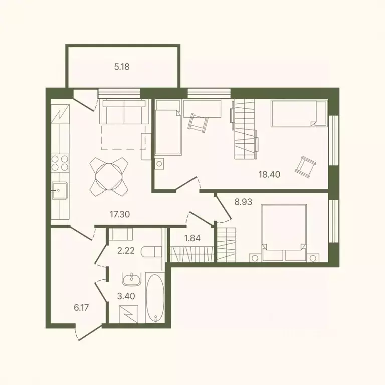 2-к кв. Ленинградская область, Тосно г. Тосненский район, Тосненское ... - Фото 1